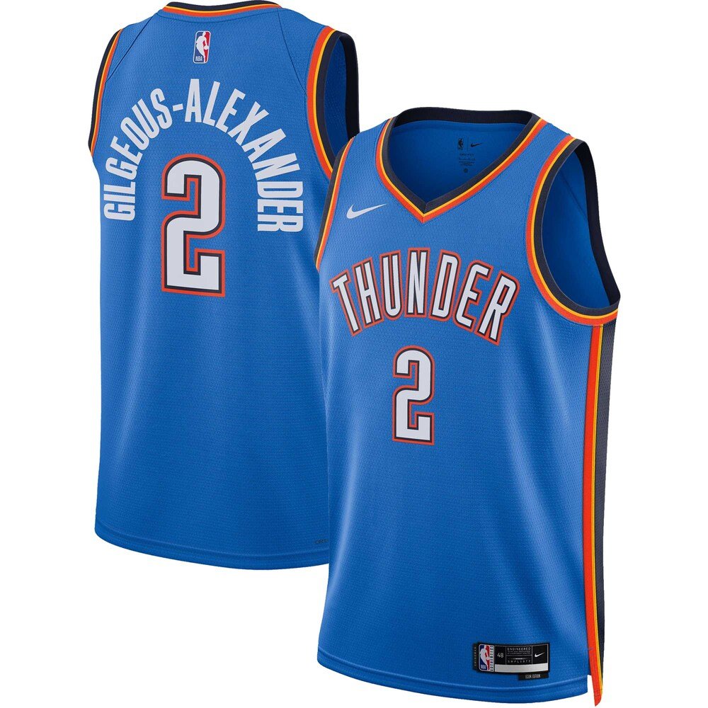 Shai Gilgeous-Alexander Oklahoma City Thunder jersey