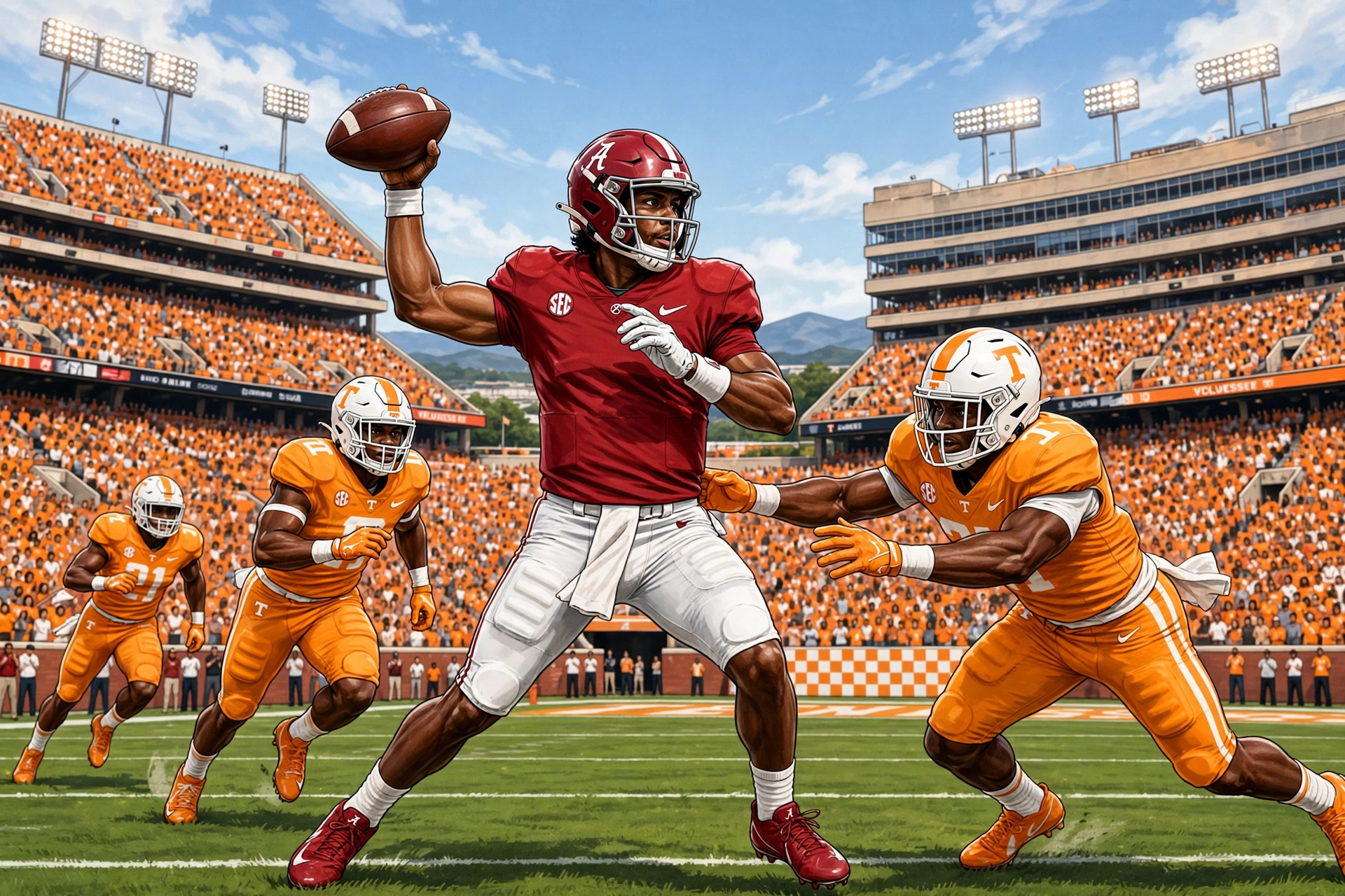 Alabama at Tennessee: Lay the Points With the Tide