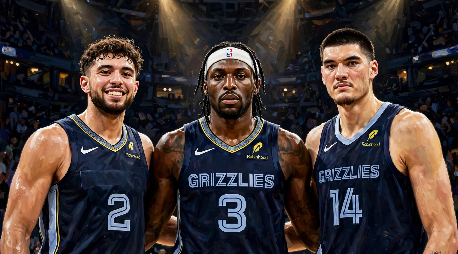 Ty Jerome, Jerami Grant and Zach Edey: Memphis Grizzlies stars
