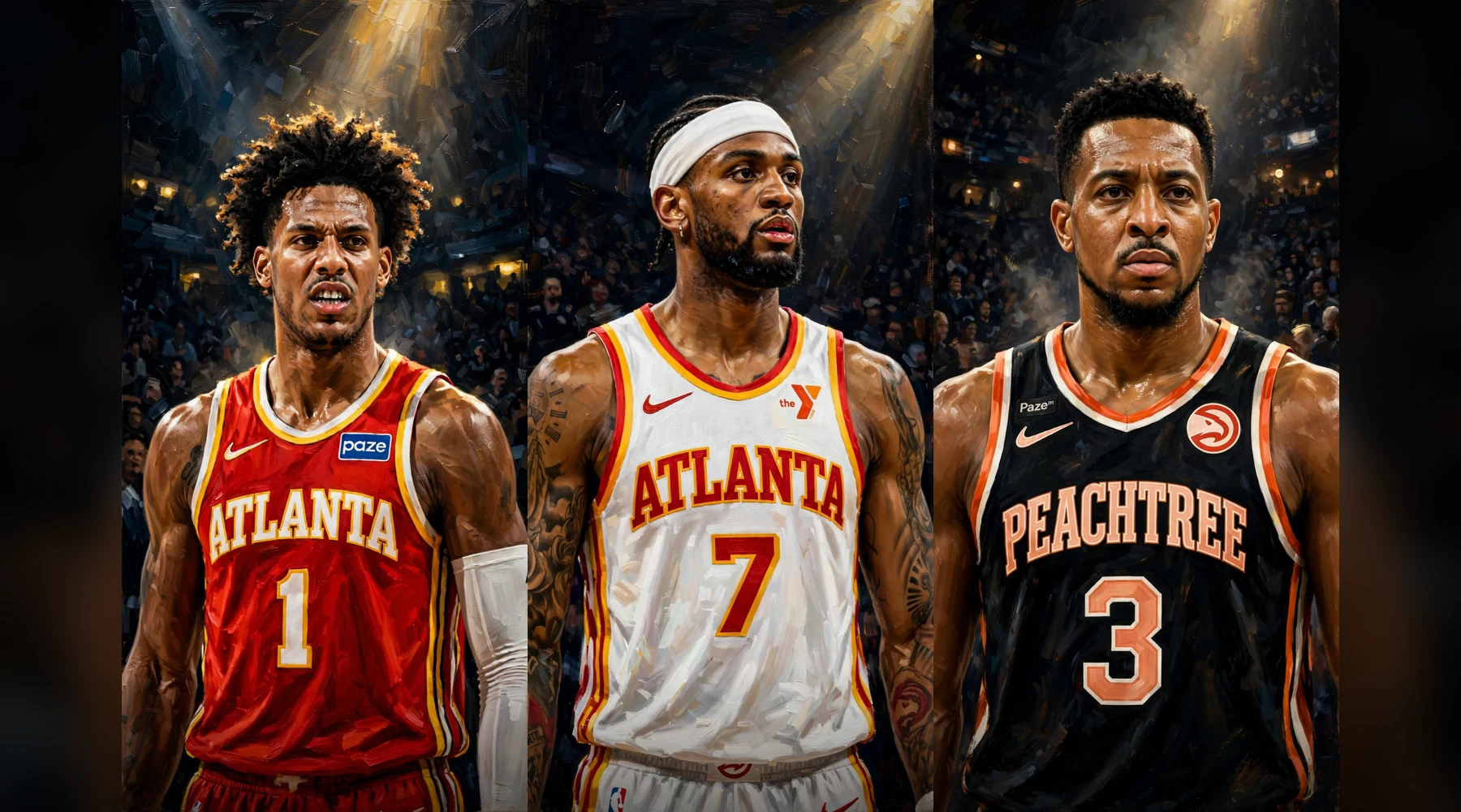 Jalen Johnson, Nickeil Alexander-Walker and CJ McCollum: Atlanta Hawks stars