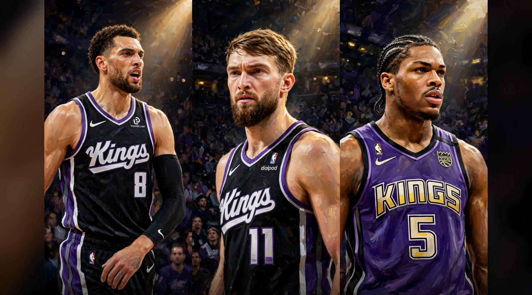Zach LaVine, Domantas Sabonis and Darius Acuff Jr.: Sacramento Kings stars
