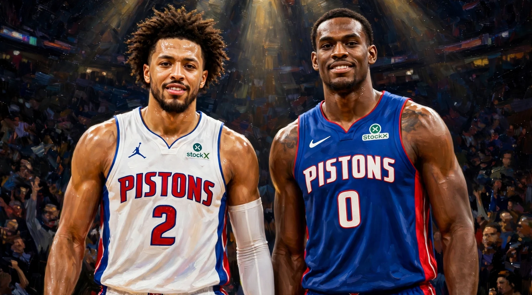 Cade Cunningham and Jalen Duren: Detroit Pistons stars