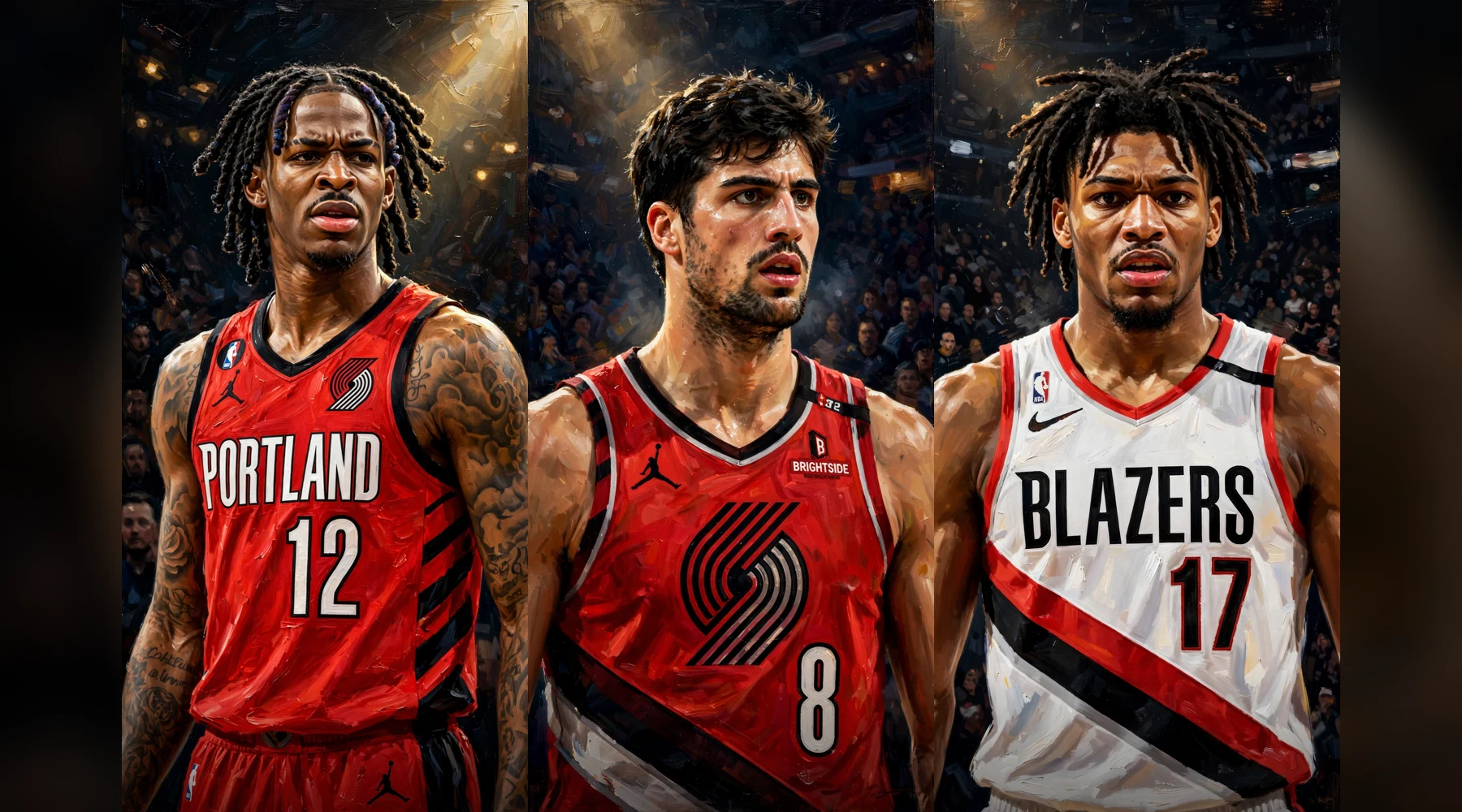 Ja Morant, Deni Avdija and Shaedon Sharpe: Portland Trail Blazers stars