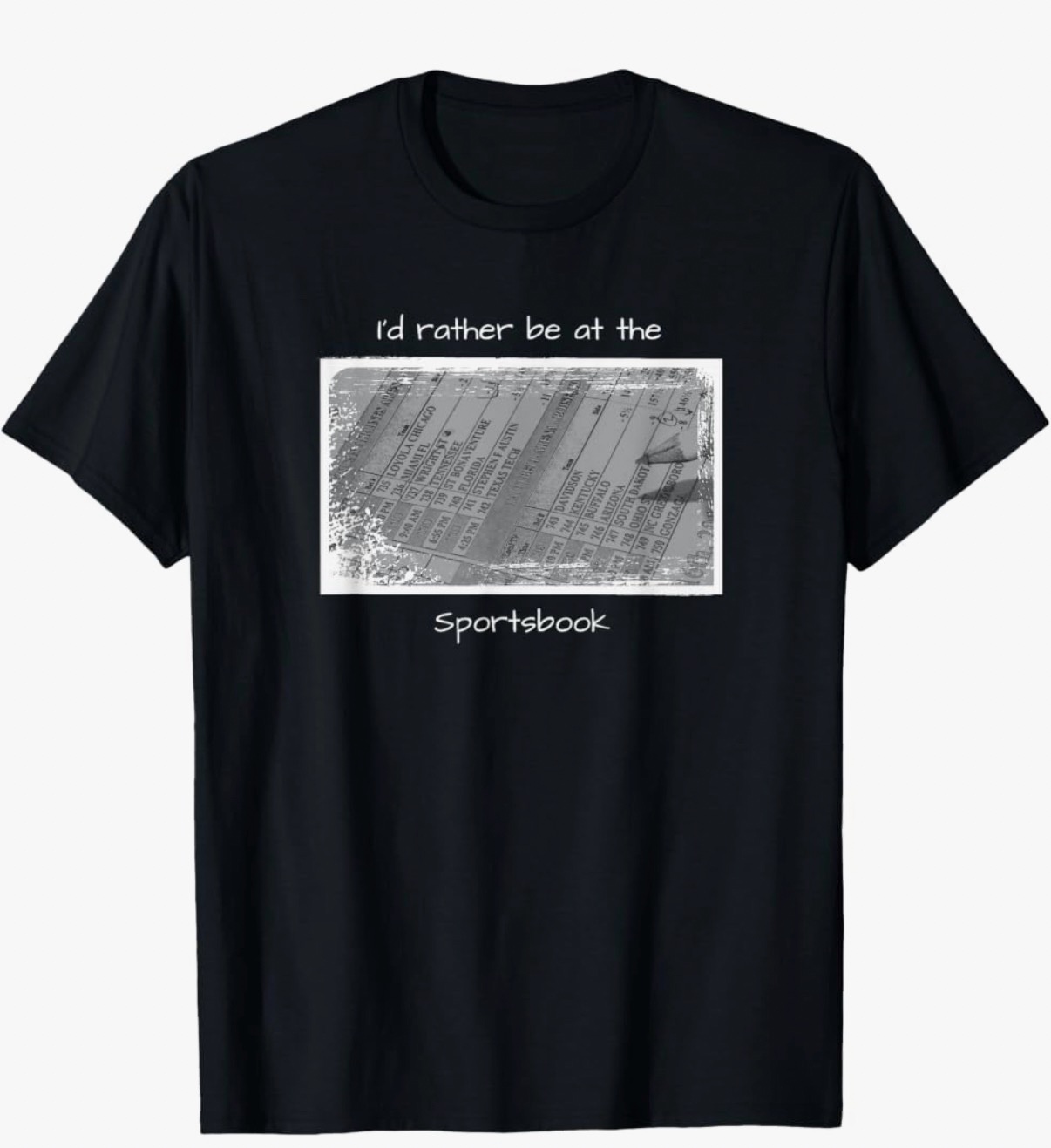I'd Rather Be At The Sportsbook Sports Betting T-Shirt
